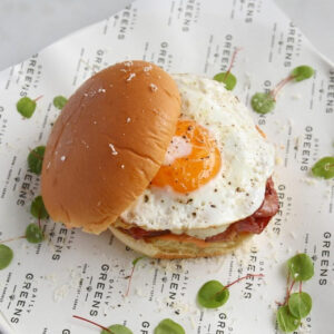 Organic Eggs DG's Brekky Roll at Daily Greens Paddington